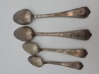 Vintage 4 Olympic Hotel Silver Ware Spoons Washington