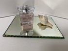 Mcm 1945  Boudoir Vanity Tray Mirror Rectangle Scalloped Edge Hollywood Regency