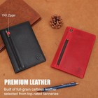 Luciano Leather Pocket Journal Cover For 3 5  X 5 5  Field Notes Or Moleskine   
