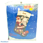 Vintage 1988 Santas Mail Felt Christmas Stocking Kit 95119 Titan Needlecraft