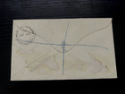 1932 Registered British Honduras Overprint Cover Belize To Birmingham England