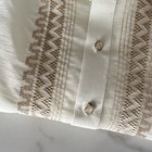 New Barong Jusilyn Gold Embroidery Tagalog 3x - Arthur - Jy02 Beige Pinoy