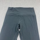 Lululemon Leggings Women 10 Dark Gray Align Ii 25  Stretch Yoga Gym Active Pants