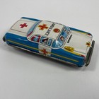 Vintage Tin Litho Friction Ambulance Japan  Friction Car Tn Nakamura 3 3 4   