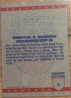 1991 Topps Desert Storm Norman Schwarzkopf  4      Autograph          Died 2012      1 1