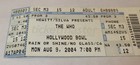2004 The Who Hollywood Bowl August 9th Concert Ticket Stub 8 9 04 Los Angeles 