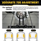 2pcs Wheel Toe Alignment Tool Plate Kit Heavy Duty W  2 Measuring Tapes For Car