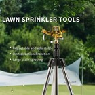 Impact Sprinkler On Tripod Base Large Area Water Sprinkler For Lawn Yard Garden