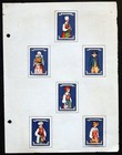 Antique Vintage Matchbox Label Match Box Lot   Folk Dress   Sweden    046