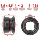 5lp-25180-11-yx Front Wheel Rim For Yamaha Raptor 700 Yfm700 2006-2008 2013-2026