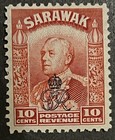 Travelstamps  Sarawak Stamps Scott  165  Mint  Og  Hinged  10c Op Stamp Mogh