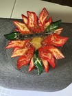 Vintage Handmade Genuine Seashell Brooch Pin Shells Ooak Christmas Chrysanthemum