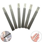 6 Piece Guitar Nut File Set For Fret Crowning And Slotting Luthier Tool Kit New