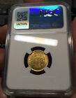 Philippines 1868 Isabella 2 Pesos Gold Coin Ngc Au58 Full Luster