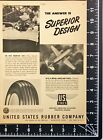Royal Airplane Tires Martin 202 Us Rubber Co Vintage Print Ad 1946
