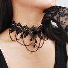 Choice Of All 4pcs Halloween Black Vampire Costume Necklace With Bracelet And   
