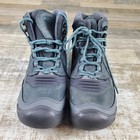 Keen Ridge Flex Mid Womens Hiking Boots Sz 10 Steel Gray Porcelain Waterproof