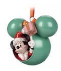 Disney Parks Santa Mickey Mouse Icon Sketchbook Christmas Ornament-new With Tags