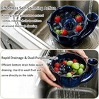 Fruit Washing Bowl  Ceramic Berry Serving Bowls  Draining Colander Usa
