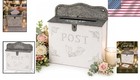 Rustic Wedding Card Box Holder - Vintage Farmhouse Style