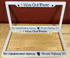 The Extraterrestrial Nevada Highway 375 Glow In The Dark License Plate Frame Set
