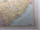 Vintage South Carolina Atlas Map - 1968 Collector s Ebc Atlas Of The World