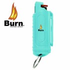 Burn Pepper Spray 1 2oz Self Defense Keychain Security Case Molded - 2 Pack