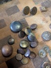 Vintage Metal Button Lot  Variety Of Sizes And Styles