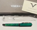 Visconti Opera Demo Carousel Mint Greenbroad Nib Fountain Pen W  Box   Papers