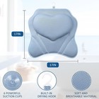 Bath Pillow Bathtub Pillow  Luxury Bath Pillows For Tub Neck And Back Support  T