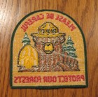 Vintage  Smokey Bear Patch  Please Be Careful   Protect Our Forest