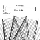 3000pcs 75mm Tag Pins Tagging Barbs Fasteners Tag Attachments For Clothes Black