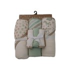 Hooded Baby Bath Towel And Washcloth 6 Piece Gift Set For  Infants   Toddlers