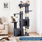 61   Heavy-duty Multi-level Cat Tree Tower With 2 Spacious Condos For Large Cats