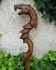 Skyrim Dragon Priest Staff Replica   Handmade Wooden Fantasy Prop   Gamer Gift