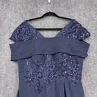 Nwt Diago Blue Sequin Mother Of The Bride groom Evening Gown Women   s 14