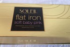 Soleil Professional Flat Iron Hair Straightener Ceramic Plates New In Box