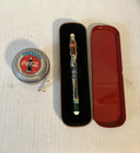 1995 Coca-cola Santa Claus Collectible Pen Tin   Always Coke Memorabilia Lot