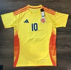 Adidas Columbia James  10 Soccer Jersey Yellow Mens Xl