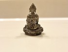 Vintage Tibetan Silver Medicine Buddha Statue 3 75    