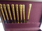 Vintage Cellini Romanesque Gold Plated Flatware 90 To 100 Peices - With Chest