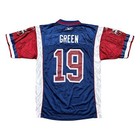 Reebok Montreal Alouettes Sj Green Blue Cfl Football Jersey Mens Medium