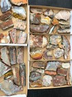 Morocco Agate Crystal Slices Rough Lapidary Material