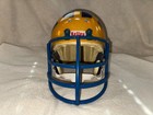 Vintage Delaware Blue Hens Bill Kelley Clear Shell Football Helmet - Njop Mask