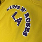 Guns    N Roses Was Here La Yellow Purple Patch Sweatshirt M 2023 New