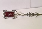 Antique Cast Iron Red 18 25    Lightning Rod Arrow 2 Weathervane Farmhouse