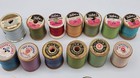 Mixed Lot Of 60 Vintage Sewing Thread Spools Clark   s  Talon  Star  Belding