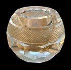 Antique Lead Crystal Match Striker   Holder 1800s 1900