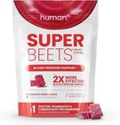 3 Pack Humann Superbeets Heart Chews  Nitric Oxide   Blood Pressure Support  180