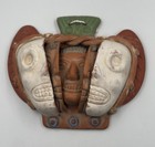 Mayan Skull Wall Art Pottery Face Mask Aztec Three Ages Of Man Old Mexico